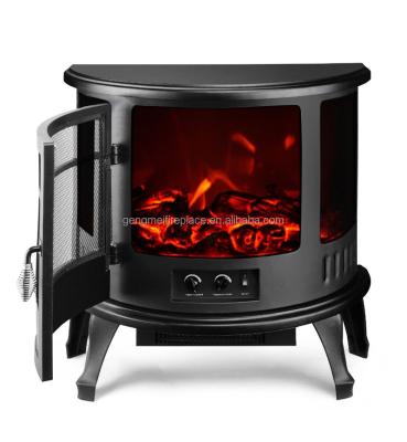 China Free Standing Electric Car Fireplace / Portable Electric Fireplace Stove for sale