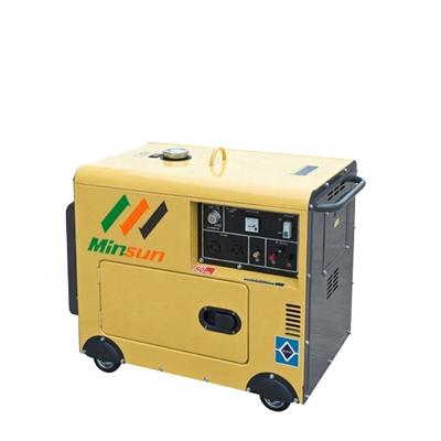 China hot sales! 5kv Small Portable Home Use Diesel Generator SY6000L for sale