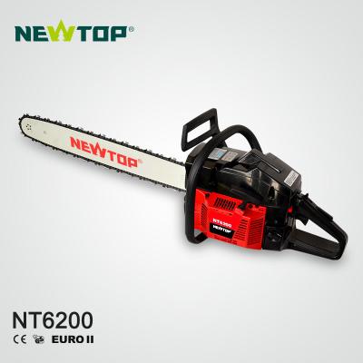 China 2-Stroke 62CC Chainsaw H61big Power Gasoline Chainsaw For Big Tree Cutting for sale