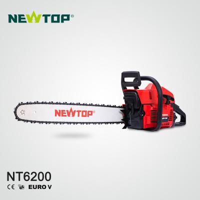 China 2-Stroke Hus61 NT6200 Chainsaw Tree Felling and Cheap Tree Splitting Cut-Off Wedges Chainsaw for sale