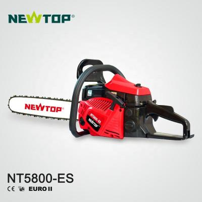 China 2-Stroke Chinese Popular Market 58cc Peru Chainsaw Cheap Machine With 24