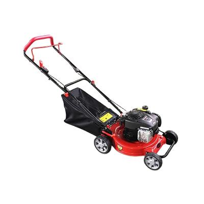 China 2-Stroke Brush Cutter With Wheels Hand Push Lawn Mower Tractor for sale