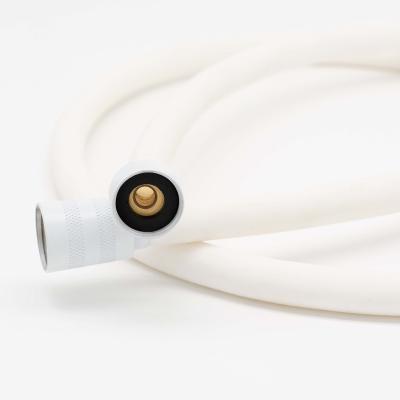 China Explosion Proof Shower Hose Modern White Flexible Silicone Shower Hose PVC 1.5m for sale