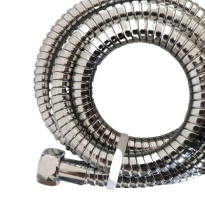 China Quality Guaranteed Modern Unique Chrome Plated Flexible 201 Double Lock Shower Hose for sale