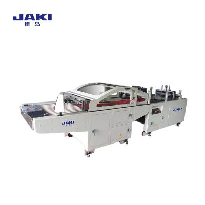 China JR-1000FD-510HP JAK Semi-automatic GARMENT Folding And Wrapping Industrial Machine For Garment Fabric for sale