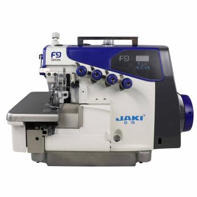 China Garment Shops JAKI Direct Drive Industrial Overlock Sewing Machine F9 for sale