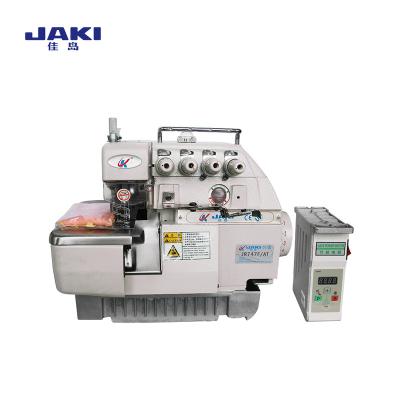 China Garment shops JAKI direct drive industrial siruba overlock sewing machine 747F for sale