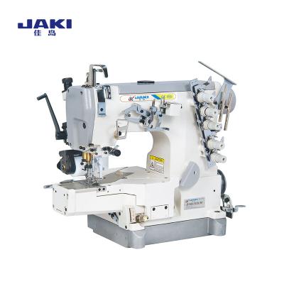 China Garment Shops JAKI Industrial Coverstitch Cylinder Bed Sewing Machine for sale