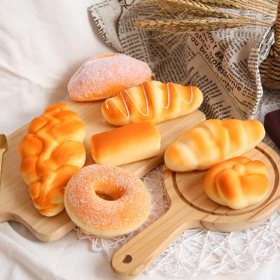 China Decompression Toys / Photography Decorative Baking Prop / Hot Selling Model 2022 Simulation Bread Squeeze Decorative Toy Person Sensory Toys Decorative Photography Tools for sale