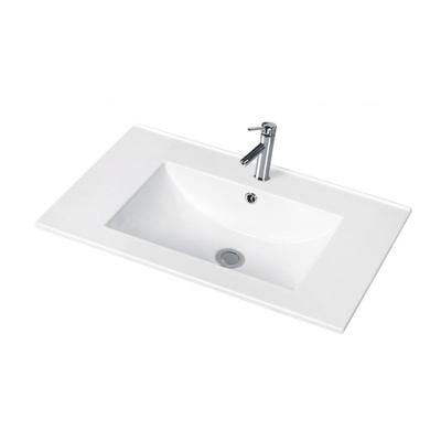 China Modern Wholesale Ceramic Sanitary Ware Bathroom Basin Vanity Cabinets Ceramic Sink for sale