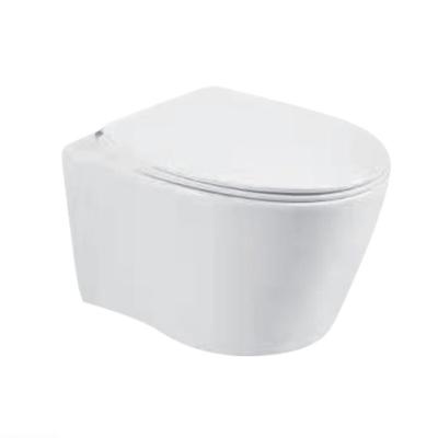 China China Manufacturer Double-flush Toilet Bowl One Piece Ceramic White Toilet Wall Mounted Toilet for sale