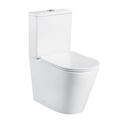 China Double-flow Design Competitive Price Elegant Cabinet Supplies High Quality Sanitary Ware Two Piece Toilet for sale