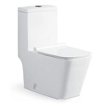 China China High Quality Sanitary Ware Double-Flow Ceramic Toilet Ware One Piece Toilet For Hotel for sale