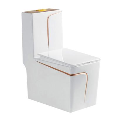 China Hot Sale Double-Flow Color Sanitary Ware Modern Bathroom Design Toilet Bowl For Bathroom for sale