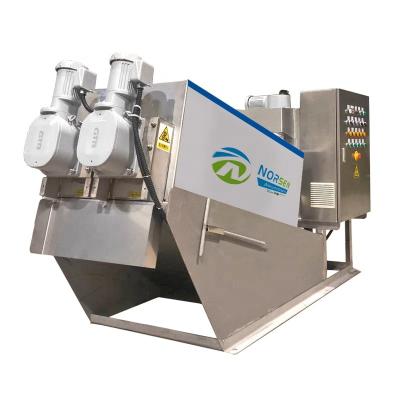 China Hotels NORSEN Multi-Disc Screw Press Sludge Decanter Centrifuge Dewatering Machine for sale