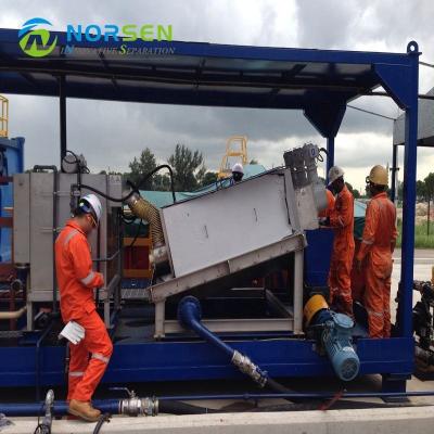 China NORSEN Hotels On Site Sludge Treatment System Automobile Dewatering Unit For Sludge Management for sale