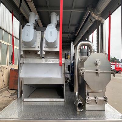 China Hotels NORSEN Mobile Sludge Dewatering System Skid Mounted Plug&Play On Stop Solutiion Quick Response For Sludge Treatment for sale