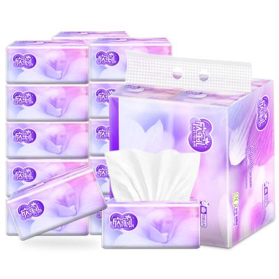 China Wholesale BagTissue Wettable Water No Confetti Facial Tissue Paper Package Office Restaurant Hotel Car Soft Tissue for sale