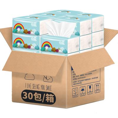 China Wholesale Soft Comfortable 3 Ply Diaper Tissue Facial Tissue Facial Tissue Tissue Paper Factory for sale