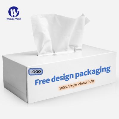 China Box Tissue Premium Boxed Facial Tissues Facial Tissue Box Customized Fast Shipping OEM Factory for sale