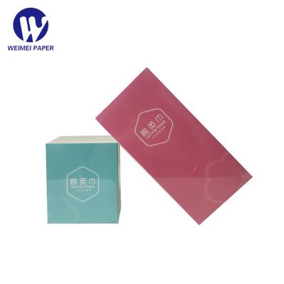 China Box Tissue Factory High Quality Cotton No Irritation Dry Cotton Facial Tissue for sale