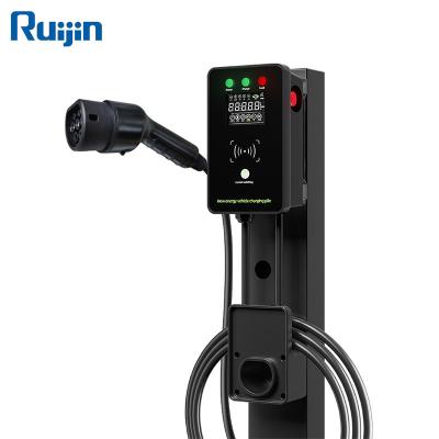 China 32a 7kw electric car charger customized type - ev 2 wall box charger charging electric car RJ-EU-7KW for sale