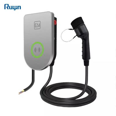 China Ruijin type 3.5KW 7KW 16A 32A - 2 ev charger manufacturers RJ-EU-7KW for sale