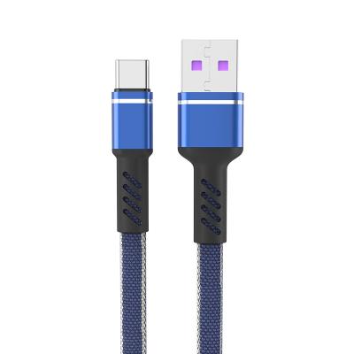 China 5A Usb Cable Nylon Braided Mobile Phone Fast Charging Type-C Type C Cable Micro Usb Data Mobile Phone Cable For iPhone for sale