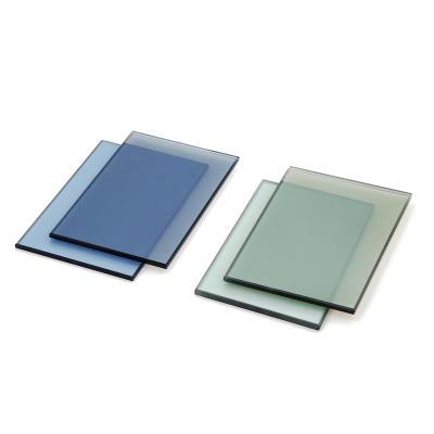 China One way and reflective yard glass for customers size and thickness for sale