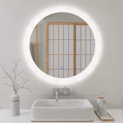 China Europe Home Decor Bathroom LED Touch Light Wall Mounted Decorative Furniture Smart Mirror Manufacturer for sale