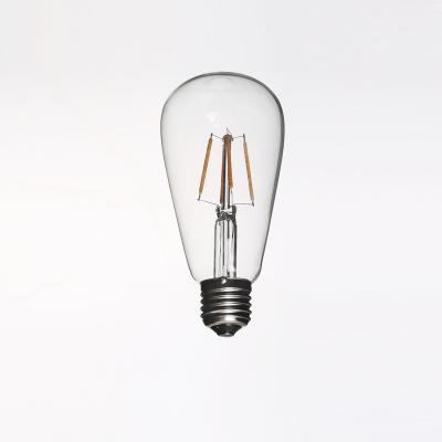 China Edison Bulbs High Brightness Vintage Vintage Clear E27 4W ST64 LED Filament Decorative Light Bulb for sale