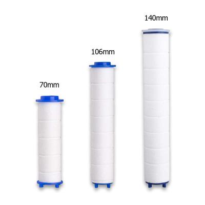 China Modern Hot Selling Removing Chlorine Replacement PP Cotton Filter Shower Head Filter For Hard Water for sale