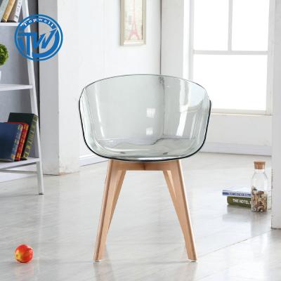 China (Height)DC-6506P Topwell Adjustable Modern Arm Dining Chair Plastic Tub Chair for sale