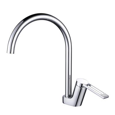 China Artistic Modern High Quality Best Price Kitchen Sink Faucets Chrome Plated Brass Kitchen Faucet for sale