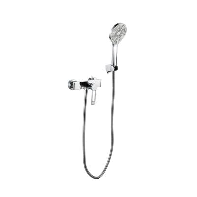 China Without Slide Bar Function High Quality Brass Single Shower Mixer Set Traditional Single Bathroom Shower Faucet Set for sale