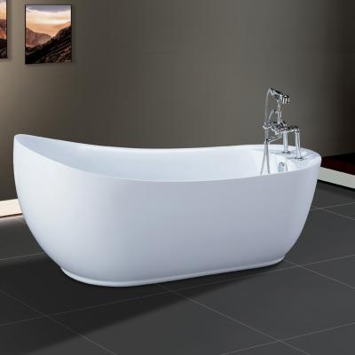 China Customized Freestanding Bathtub Bathroom Acrylic Bathtubs To Soak Simple Design Irregular Oval White Red Black for sale