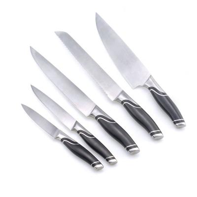 China 1100124 ABS 12pcs Multi Functional Durable Handle Stainless Steel Kitchen Knife Set for sale