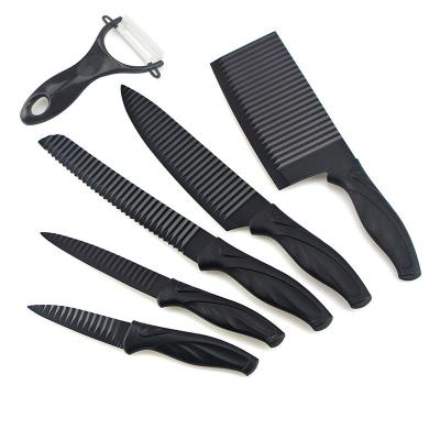 China 6 Pcs Sustainable Corrugated Sleeve Knife With Painting for sale