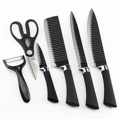 China Viable 6PCS Kitchen Knife Set With Painting for sale