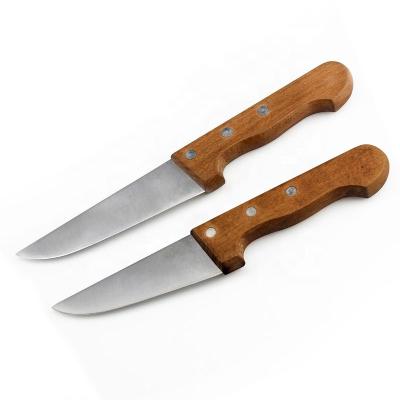 China Durable Wooden Handle Stainless Steel Serving Knife for sale