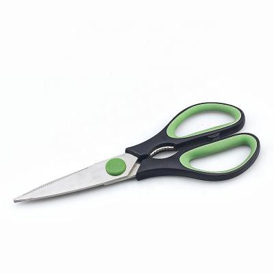 China Chicken Cutting Multifunctional Food Kitchen Scissors With Anti-Slip Handle for sale