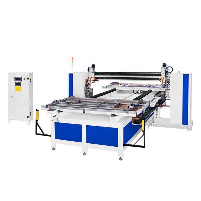 China Máquina de soldadura por puntos de doble cabeza y cabeza múltiple móvil automática CNC para panel de puerta en venta