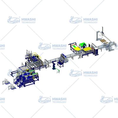 Chine Machine de soudage automatique avancée de plateau de fil pour ligne de production de plateaux de plateau de treillis métallique à vendre