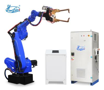 中国 HWASHI 165KG Payload Robot for Mild Steel Drawer Resistance Spot Welding Equipment 販売のため