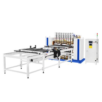 China HWASHI Automatic Wire mesh Panel Cage Welding Making Machine Line for Welded Wire Mesh for sale