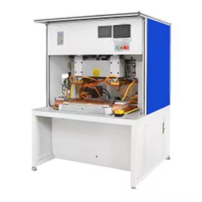 China Hwashi CNC Middenfrequentie Mild Small Steel Door Sheet Metal Spot Welder met XY Axis Automatic Movable Feeder Te koop