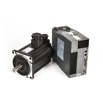 China IP65 110mm 0.6KW Ac220V 2N. M 3000RPM AC Servo Motor And Driver For CNC Machine for sale