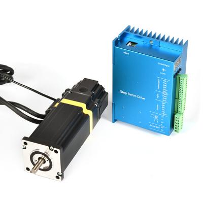 China Product 3.0Nm 5.0A Automatic Closed Loop NEMA 24 Stepper Motor With DC24V 1.5N.m Force Holding Electromagnetic Brake 60 Series Easy Servo Motor for sale