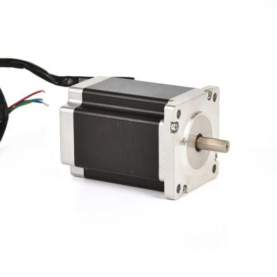 China EMTECH 2.5v stepping motor dc 6 wire NEMA 24 hybrid stepper motors 60BYG250-84 for sale