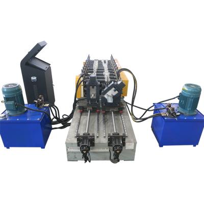 China Stores building material automatic c and z purlin machine colored steel c-roll forming machine for sale